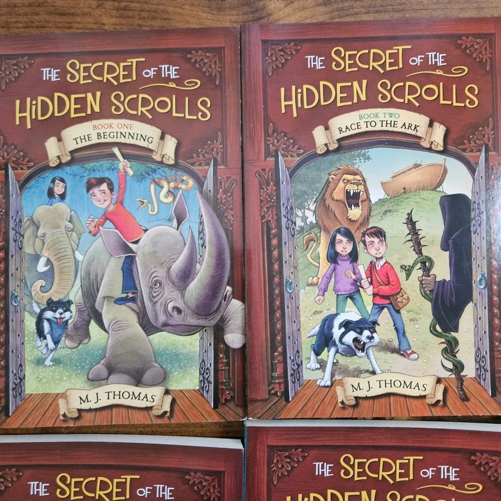 The Secret of the Hidden Scrolls Complete Series Set Books 1-9 M.J. Thomas